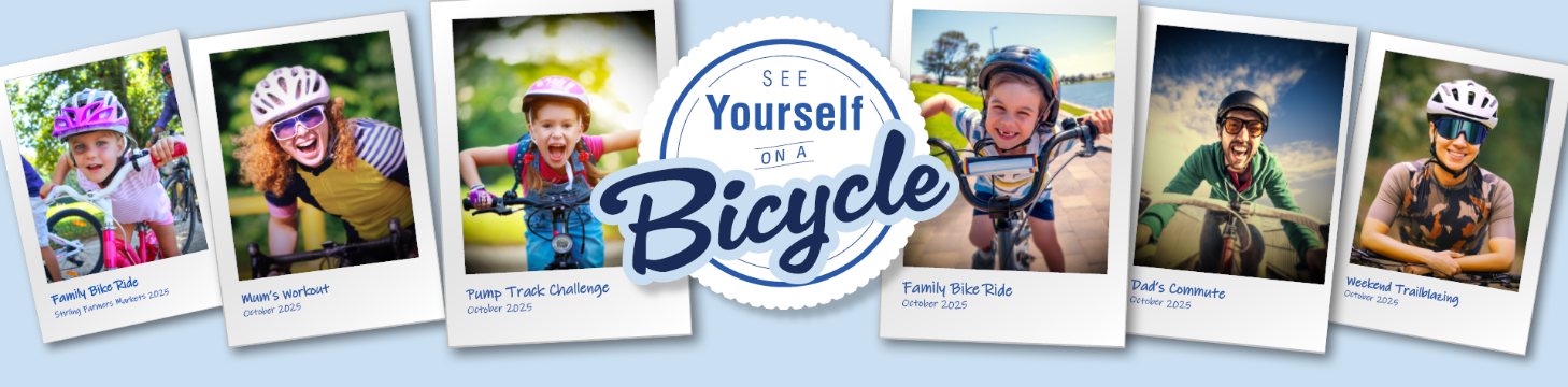 Image of bicycles at a farmers market